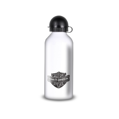 Gourde Alu et Thermos Harley Davidson Logo Silver