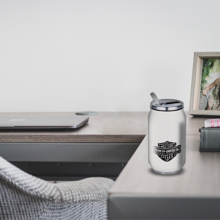 Gourde Alu et Thermos Harley Davidson Logo Silver Gourde Alu et Thermos Harley Davidson Logo Silver