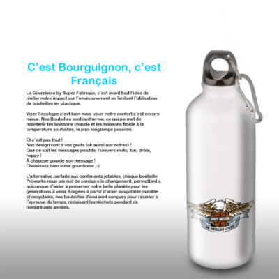 Gourde Alu et Thermos Harley Davidson Aigle