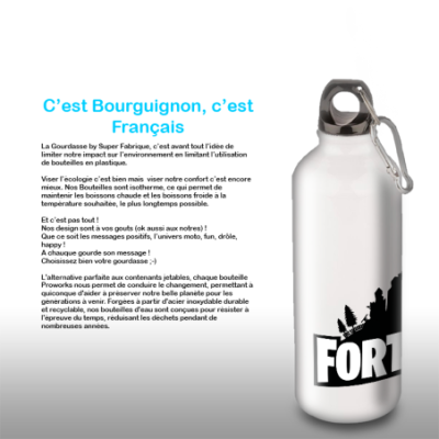 Gourde Alu et Thermos Fortnite Logo