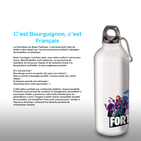 Gourde Alu et Thermos Fortnite Team Gourde Alu et Thermos Fortnite Team