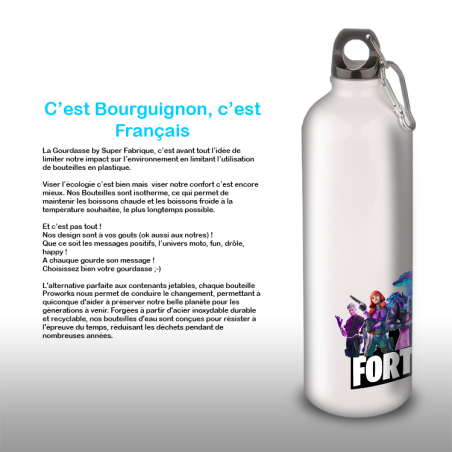 Gourde Alu et Thermos Fortnite Team Gourde Alu et Thermos Fortnite Team
