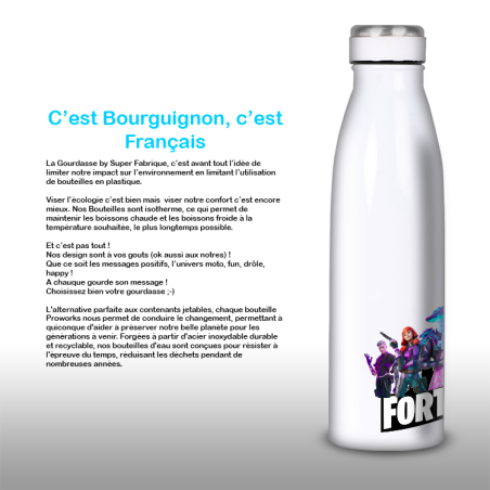Gourde Alu et Thermos Fortnite Team Gourde Alu et Thermos Fortnite Team