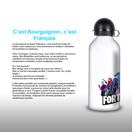 Gourde Alu et Thermos Fortnite Team Gourde Alu et Thermos Fortnite Team