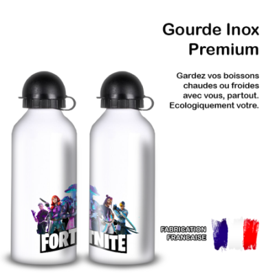 Gourde Alu et Thermos Fortnite Team