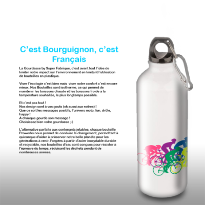 Gourde Alu et Thermos Course VÃ©lo Peloton