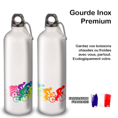 Gourde Alu et Thermos Course VÃ©lo Peloton