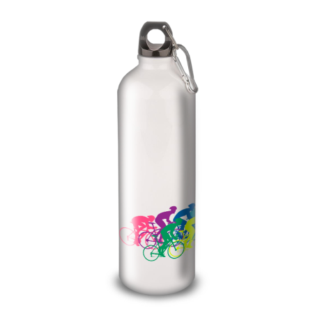 Gourde Alu et Thermos Course Vélo Peloton Gourde Alu et Thermos Course Vélo Peloton
