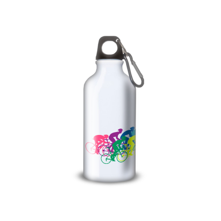 Gourde Alu et Thermos Course Vélo Peloton Gourde Alu et Thermos Course Vélo Peloton