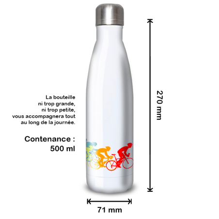 Gourde Alu et Thermos Course Vélo Peloton Gourde Alu et Thermos Course Vélo Peloton