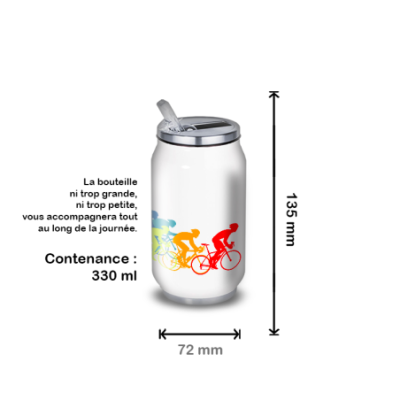 Gourde Alu et Thermos Course VÃ©lo Peloton