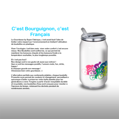 Gourde Alu et Thermos Course VÃ©lo Peloton