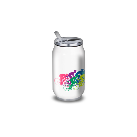 Gourde Alu et Thermos Course Vélo Peloton Gourde Alu et Thermos Course Vélo Peloton