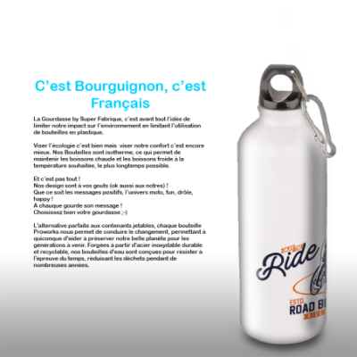 Gourde Alu et Thermos Cyclisme rÃ©tro tour 1900