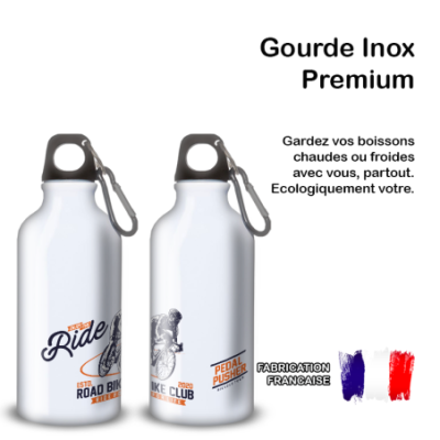 Gourde Alu et Thermos Cyclisme rÃ©tro tour 1900