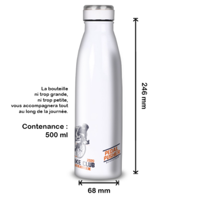Gourde Alu et Thermos Cyclisme rÃ©tro tour 1900