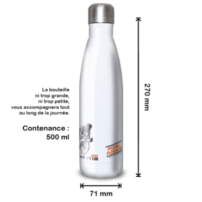 Gourde Alu et Thermos Cyclisme rÃ©tro tour 1900