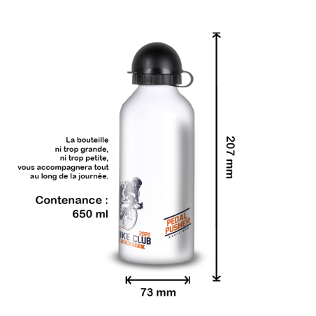 Gourde Alu et Thermos Cyclisme rétro tour 1900 Gourde Alu et Thermos Cyclisme rétro tour 1900