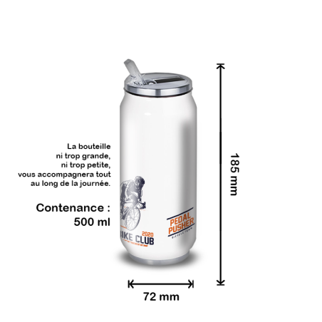 Gourde Alu et Thermos Cyclisme rétro tour 1900 Gourde Alu et Thermos Cyclisme rétro tour 1900