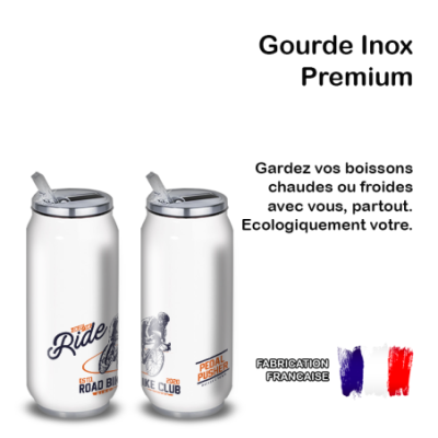 Gourde Alu et Thermos Cyclisme rÃ©tro tour 1900