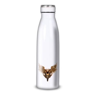 Gourde Alu et Thermos Ailes Moto Vintage