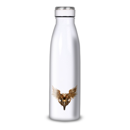 Gourde Alu et Thermos Ailes Moto Vintage