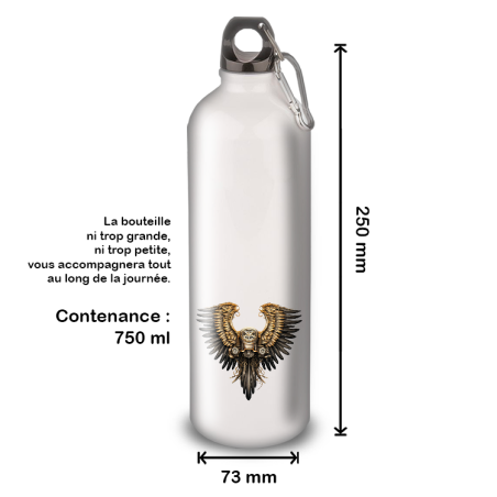 Gourde Alu et Thermos Ailes Moto Vintage Gourde Alu et Thermos Ailes Moto Vintage