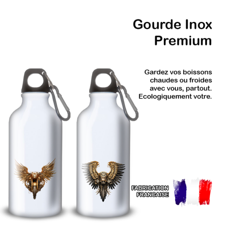 Gourde Alu et Thermos Ailes Moto Vintage Gourde Alu et Thermos Ailes Moto Vintage