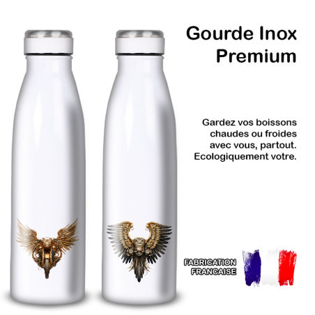 Gourde Alu et Thermos Ailes Moto Vintage Gourde Alu et Thermos Ailes Moto Vintage