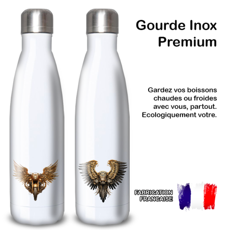 Gourde Alu et Thermos Ailes Moto Vintage Gourde Alu et Thermos Ailes Moto Vintage