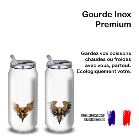 Gourde Alu et Thermos Ailes Moto Vintage Gourde Alu et Thermos Ailes Moto Vintage