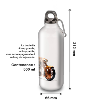 Gourde Alu et Thermos Moto Vintage Harley