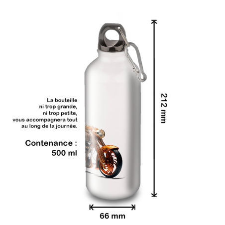 Gourde Alu et Thermos Moto Vintage Harley