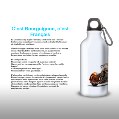 Gourde Alu et Thermos Moto Vintage Harley