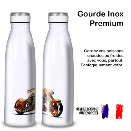 Gourde Alu et Thermos Moto Vintage Harley Gourde Alu et Thermos Moto Vintage Harley