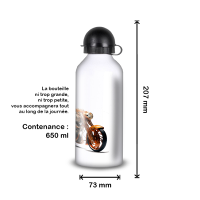 Gourde Alu et Thermos Moto Vintage Harley