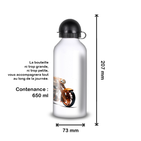 Gourde Alu et Thermos Moto Vintage Harley Gourde Alu et Thermos Moto Vintage Harley