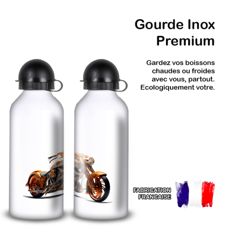 Gourde Alu et Thermos Moto Vintage Harley Gourde Alu et Thermos Moto Vintage Harley