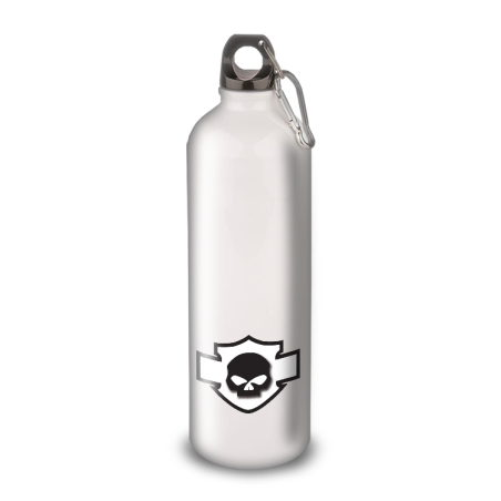 Gourde Alu et Thermos Harley Davidson Skull Blanc Gourde Alu et Thermos Harley Davidson Skull Blanc