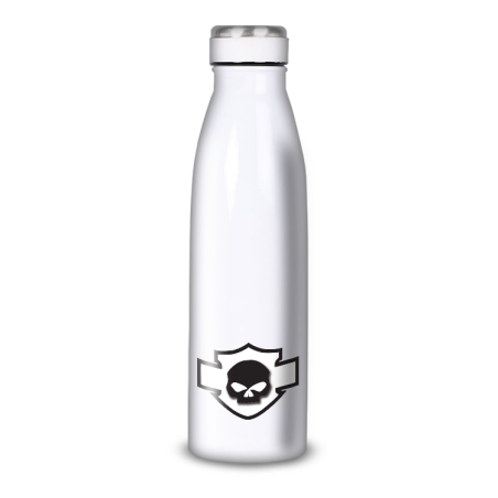 Gourde Alu et Thermos Harley Davidson Skull Blanc Gourde Alu et Thermos Harley Davidson Skull Blanc