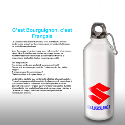 Gourde Alu et Thermos Suzuki