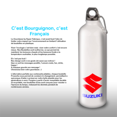 Gourde Alu et Thermos Suzuki