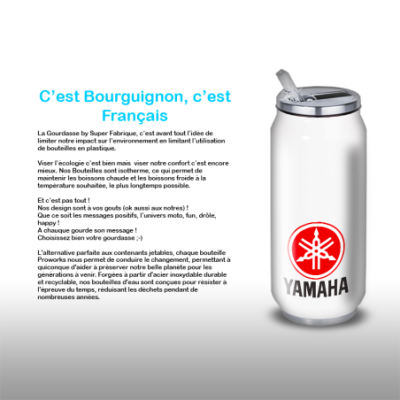 Gourde Alu et Thermos Yamaha