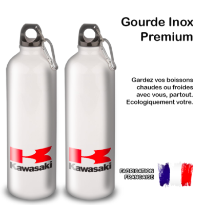 Gourde Alu et Thermos Kawasaki