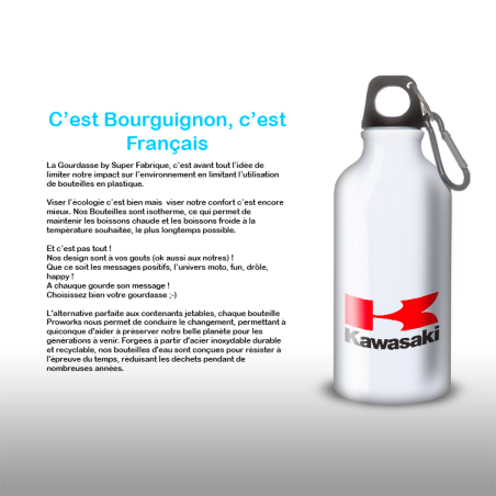 Gourde Alu et Thermos Kawasaki Gourde Alu et Thermos Kawasaki