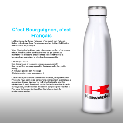Gourde Alu et Thermos Kawasaki