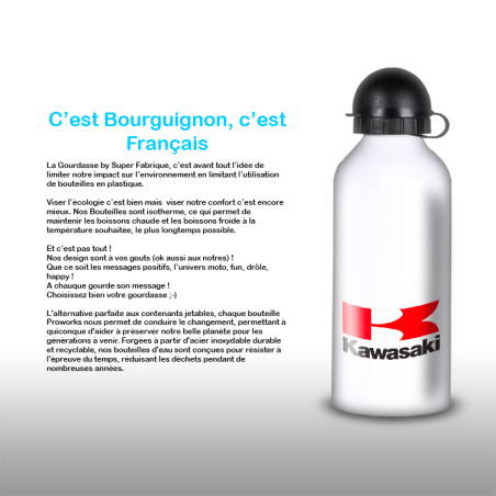 Gourde Alu et Thermos Kawasaki Gourde Alu et Thermos Kawasaki