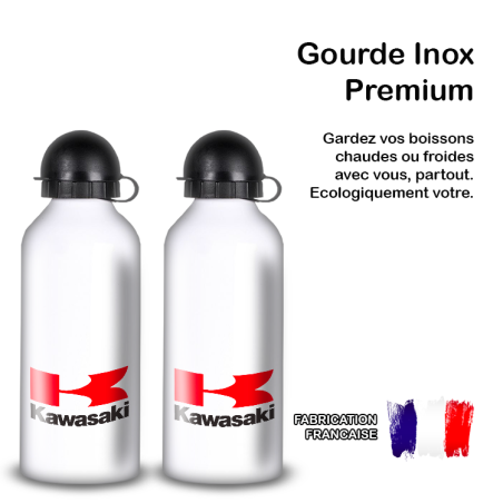 Gourde Alu et Thermos Kawasaki Gourde Alu et Thermos Kawasaki