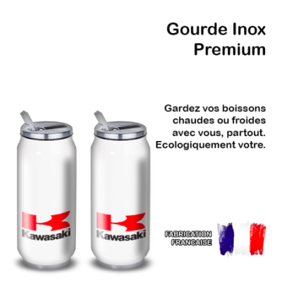 Gourde Alu et Thermos Kawasaki