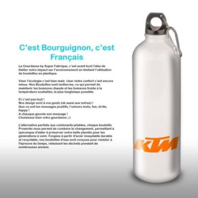 Gourde Alu et Thermos KTM
